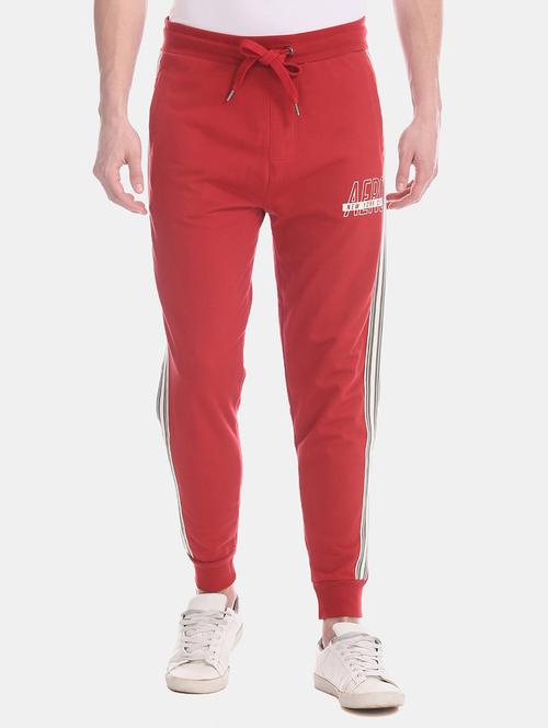 red side taped jogger - 17667241 - Standard Image - 1