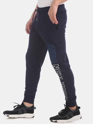 blue printed jogger - 17667253 - Standard Image - 2