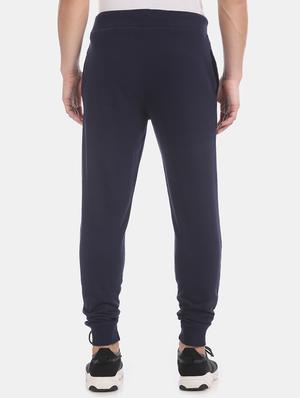 blue printed jogger - 17667253 - Standard Image - 3