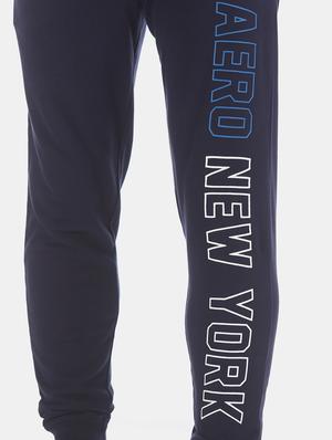 blue printed jogger - 17667253 - Standard Image - 5
