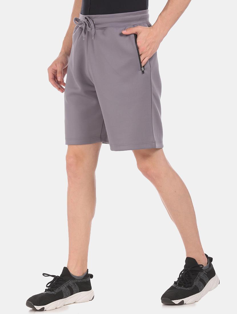grey solid bermuda short - 17667270 - Zoom Image - 2