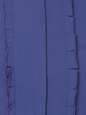 mandarin neck solid top - 17667284 - Standard Image - 5