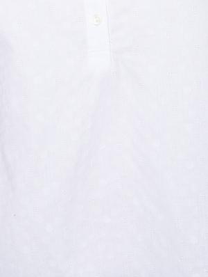 mandarin neck self design top - 17667295 - Standard Image - 5