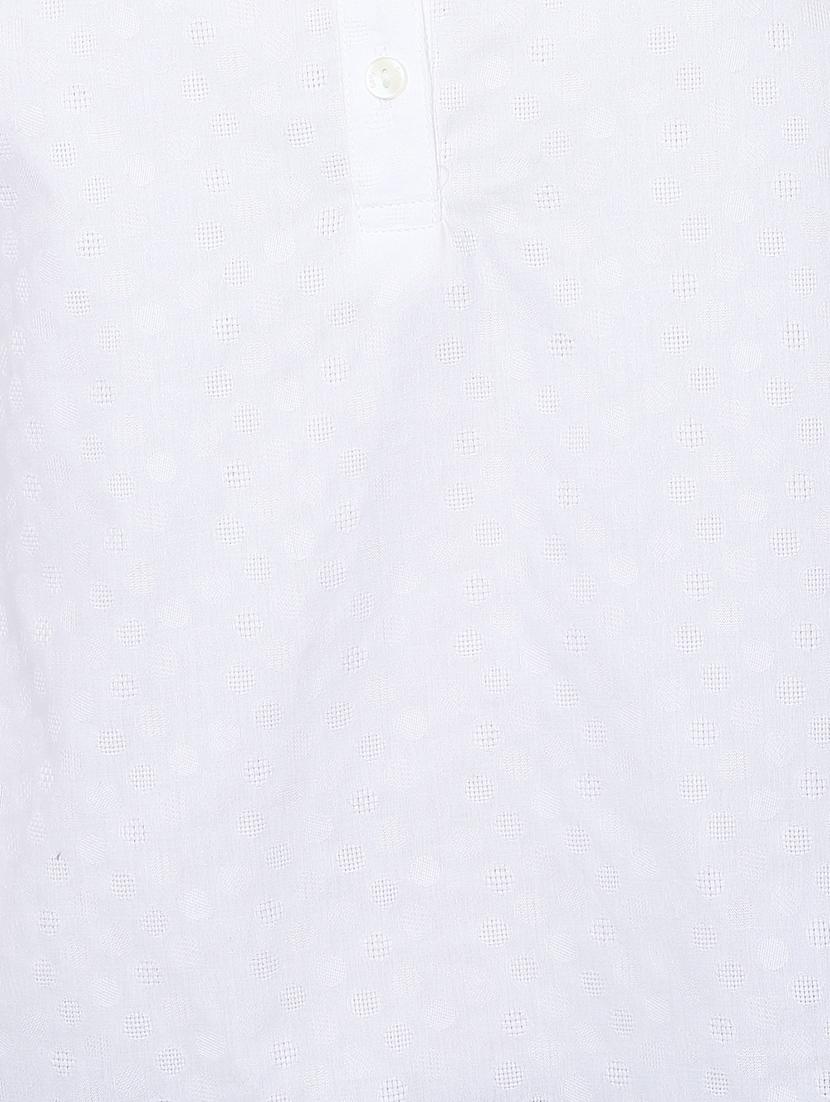 mandarin neck self design top - 17667295 - Zoom Image - 5