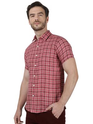 red checkered casual shirt - 17667363 - Standard Image - 2