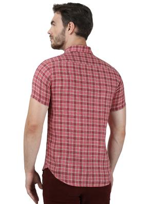 red checkered casual shirt - 17667363 - Standard Image - 3