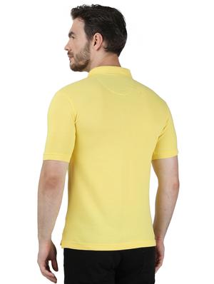 yellow solid polo t-shirt - 17667380 - Standard Image - 3