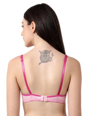 pink solid t-shirt bra - 17667864 - Standard Image - 3
