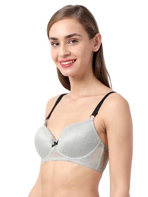 grey lace tshirt bra - 17667867 - Standard Image - 2
