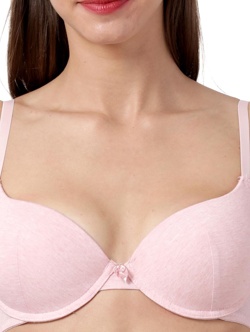pink solid t-shirt bra - 17667869 - Zoom Image - 4