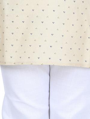printed kurta pyjama set - 17667895 - Standard Image - 4