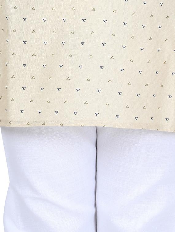 printed kurta pyjama set - 17667895 - Zoom Image - 4