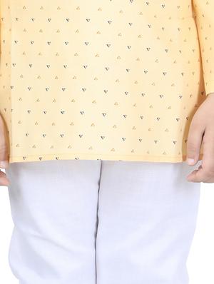 printed kurta pyjama set - 17667897 - Standard Image - 4