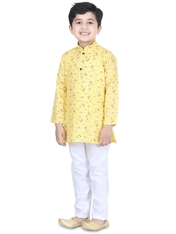 printed kurta pyjama set - 17667900 - Zoom Image - 2