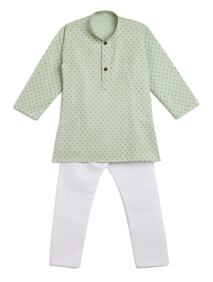 printed kurta pyjama set - 17667902 - Zoom Image - 1