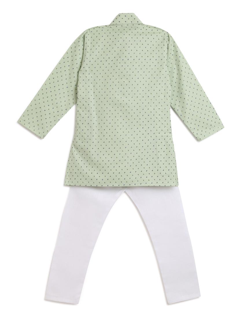 printed kurta pyjama set - 17667902 - Zoom Image - 2