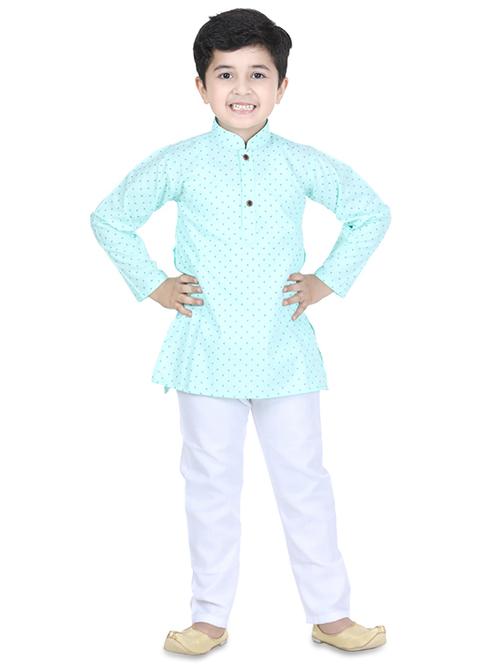 printed kurta pyjama set - 17667903 - Standard Image - 1
