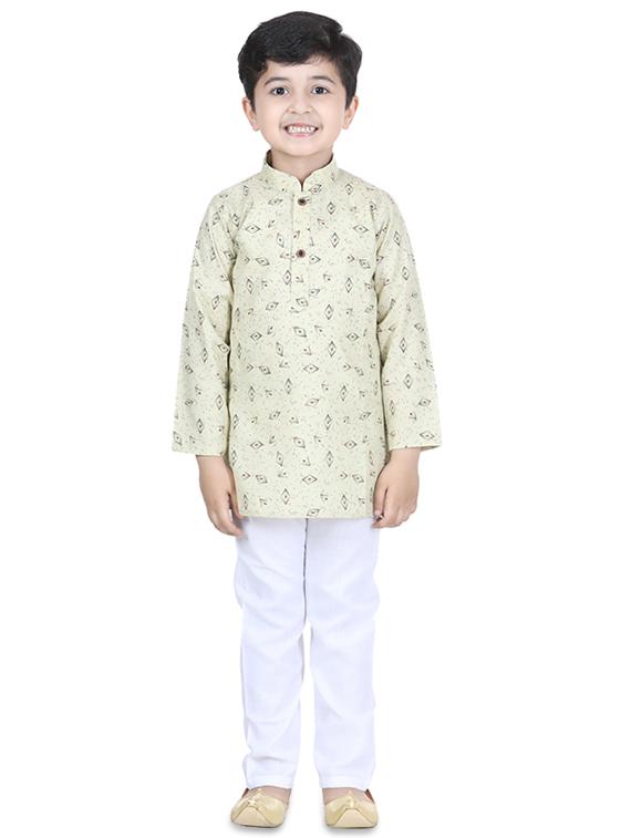 printed kurta pyjama set - 17667904 - Zoom Image - 1