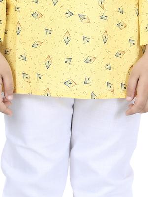 printed kurta pyjama set - 17667906 - Standard Image - 4