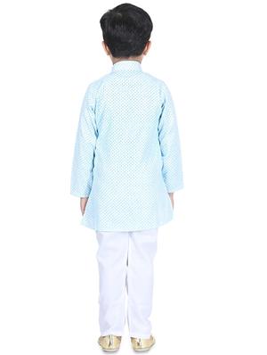 printed kurta pyjama set - 17667907 - Standard Image - 3