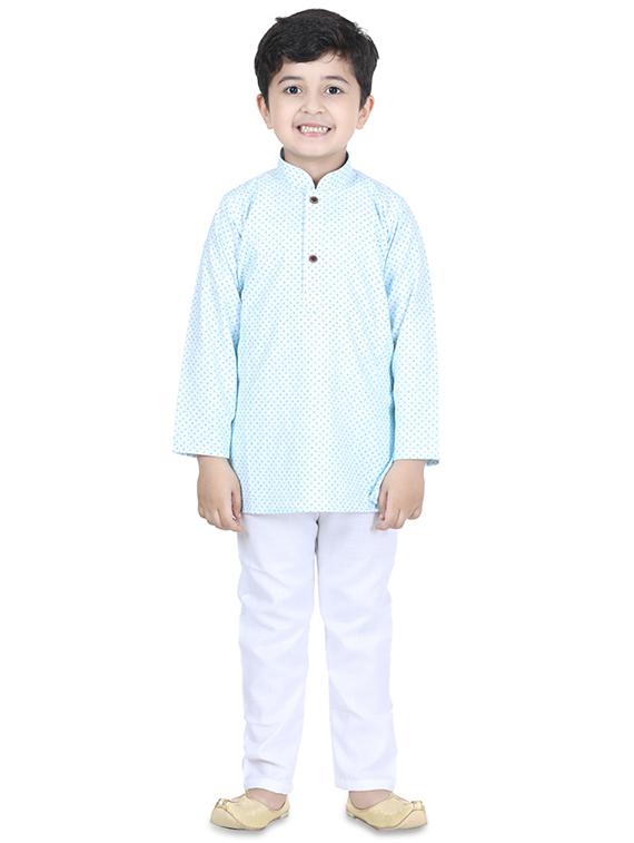 printed kurta pyjama set - 17667907 - Zoom Image - 1