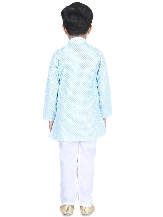 printed kurta pyjama set - 17667907 - Zoom Image - 3