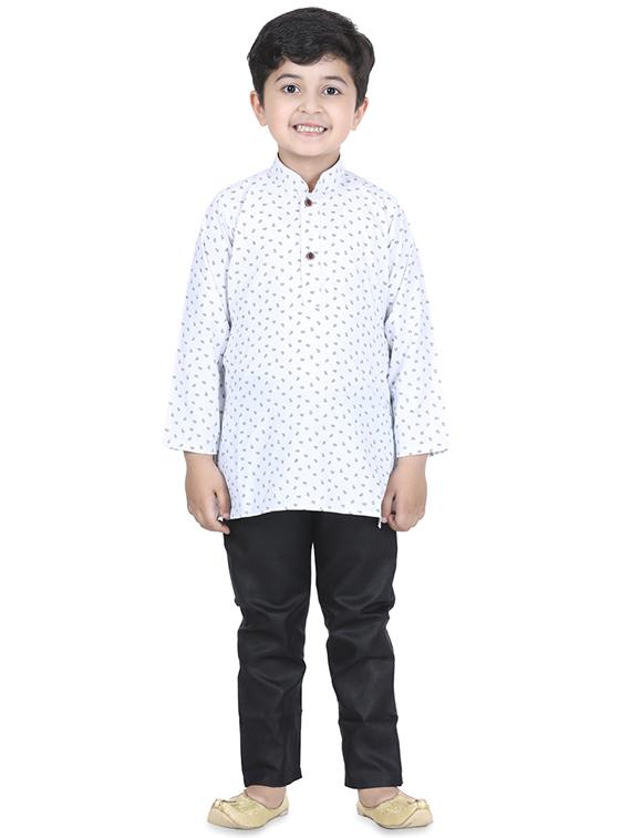 printed kurta pyjama set - 17667909 - Zoom Image - 1