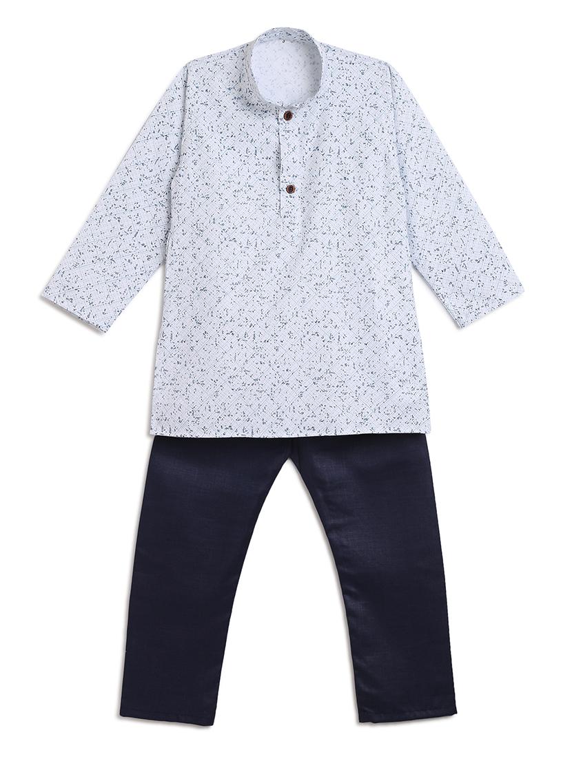 printed kurta pyjama set - 17667912 - Zoom Image - 1