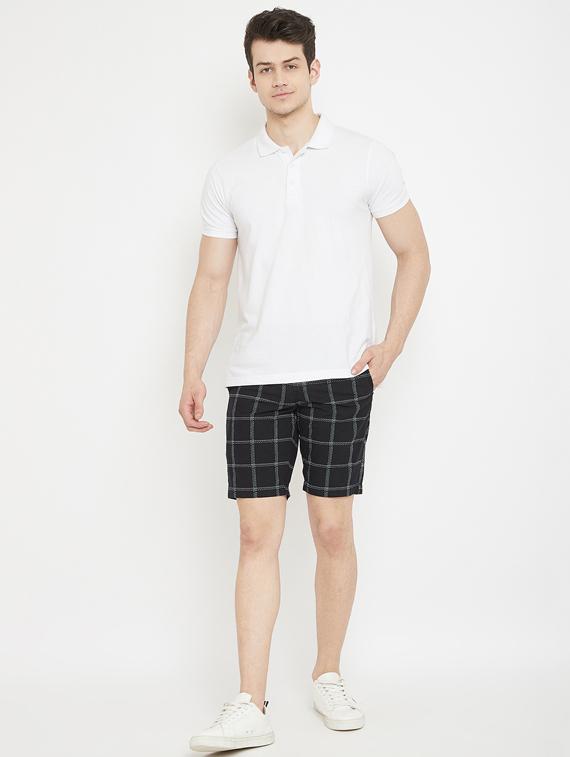 black checkered bermuda shorts - 17667919 - Zoom Image - 5
