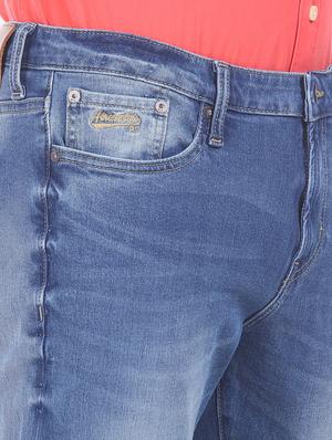 navy blue light washed denim jean - 17667925 - Standard Image - 5