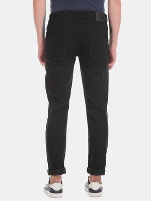 black plain denim jean - 17667929 - Standard Image - 3