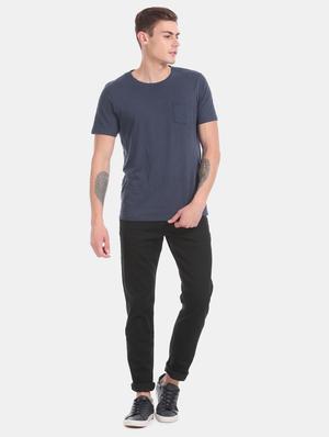 black plain denim jean - 17667929 - Standard Image - 4