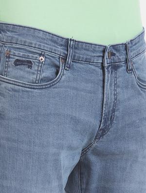 blue light washed distressed denim jean - 17667930 - Standard Image - 5