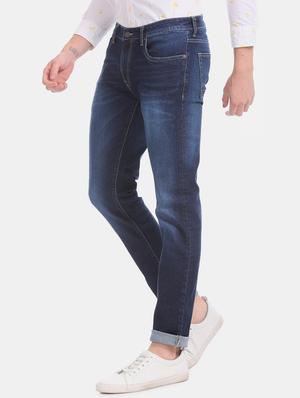 dark blue light washed denim jean - 17667931 - Standard Image - 2