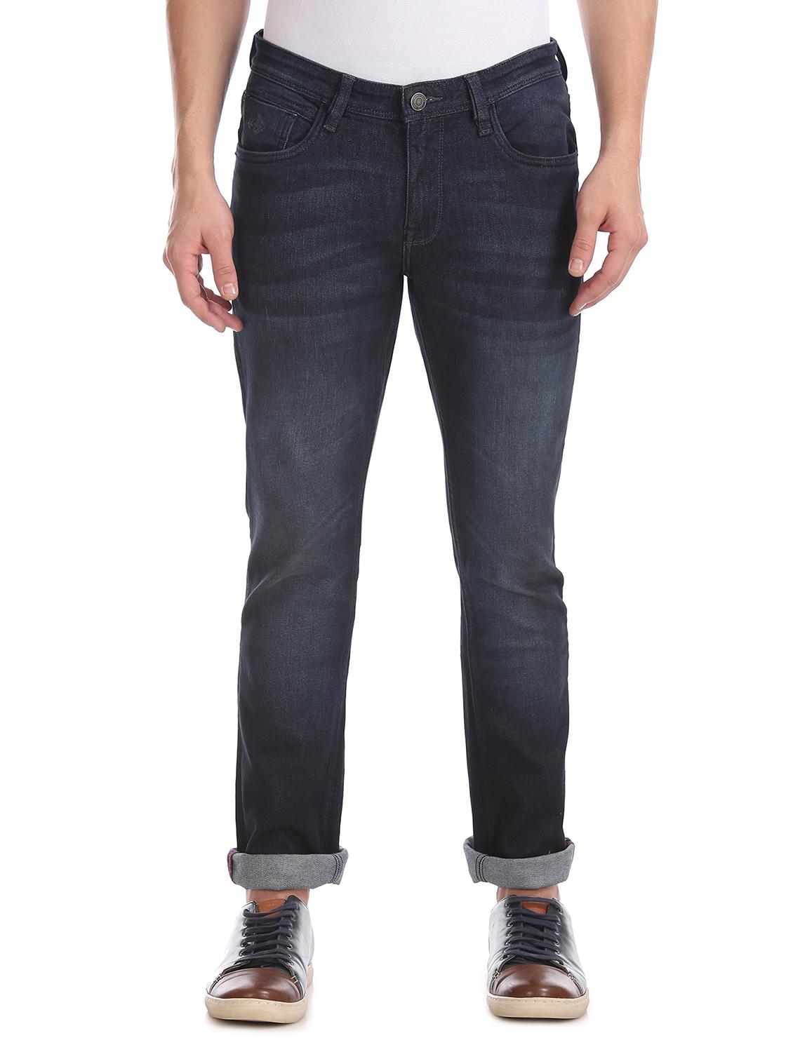 blue light washed denim jeans - 17667953 - Zoom Image - 1