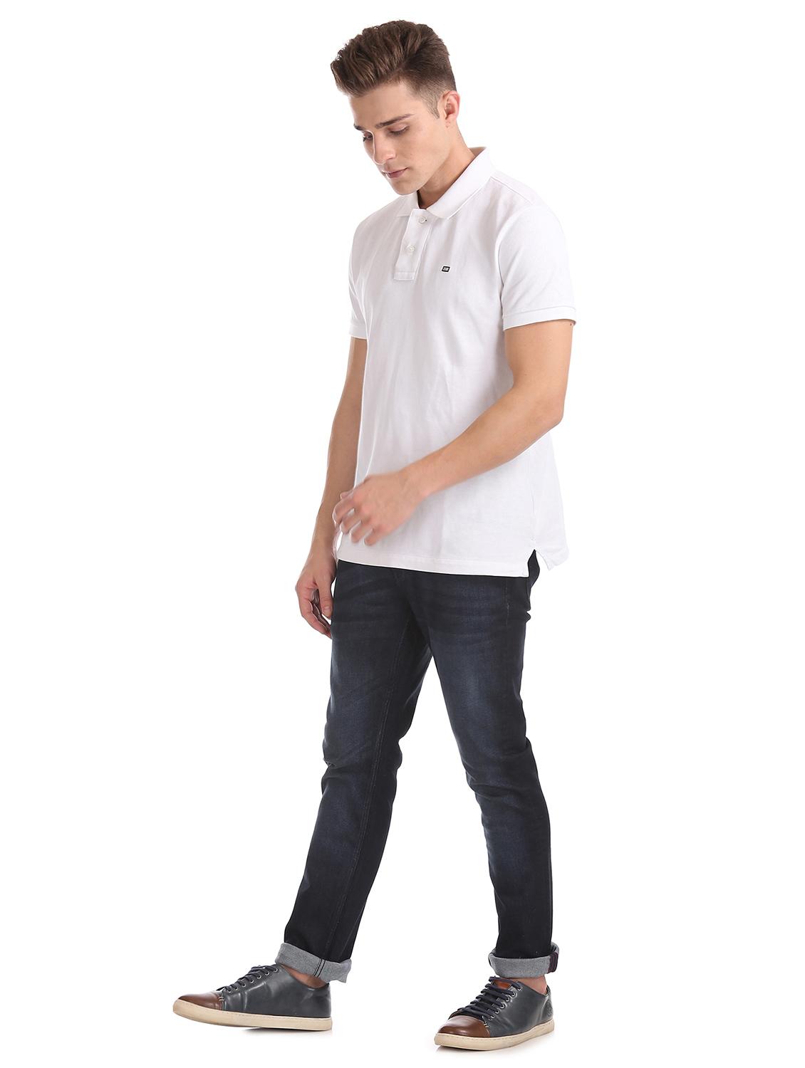 blue light washed denim jeans - 17667953 - Zoom Image - 4