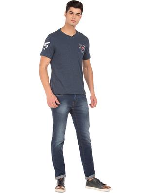 blue washed denim jeans - 17667960 - Standard Image - 4