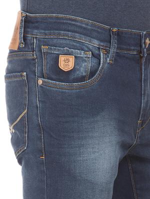 blue washed denim jeans - 17667960 - Standard Image - 5