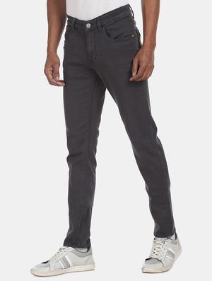 grey plain denim jeans - 17667965 - Standard Image - 2