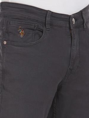 grey plain denim jeans - 17667965 - Standard Image - 5