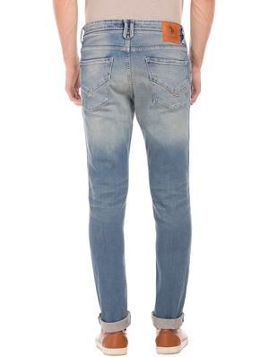 blue heavy washed ripped denim jeans - 17667969 - Standard Image - 3