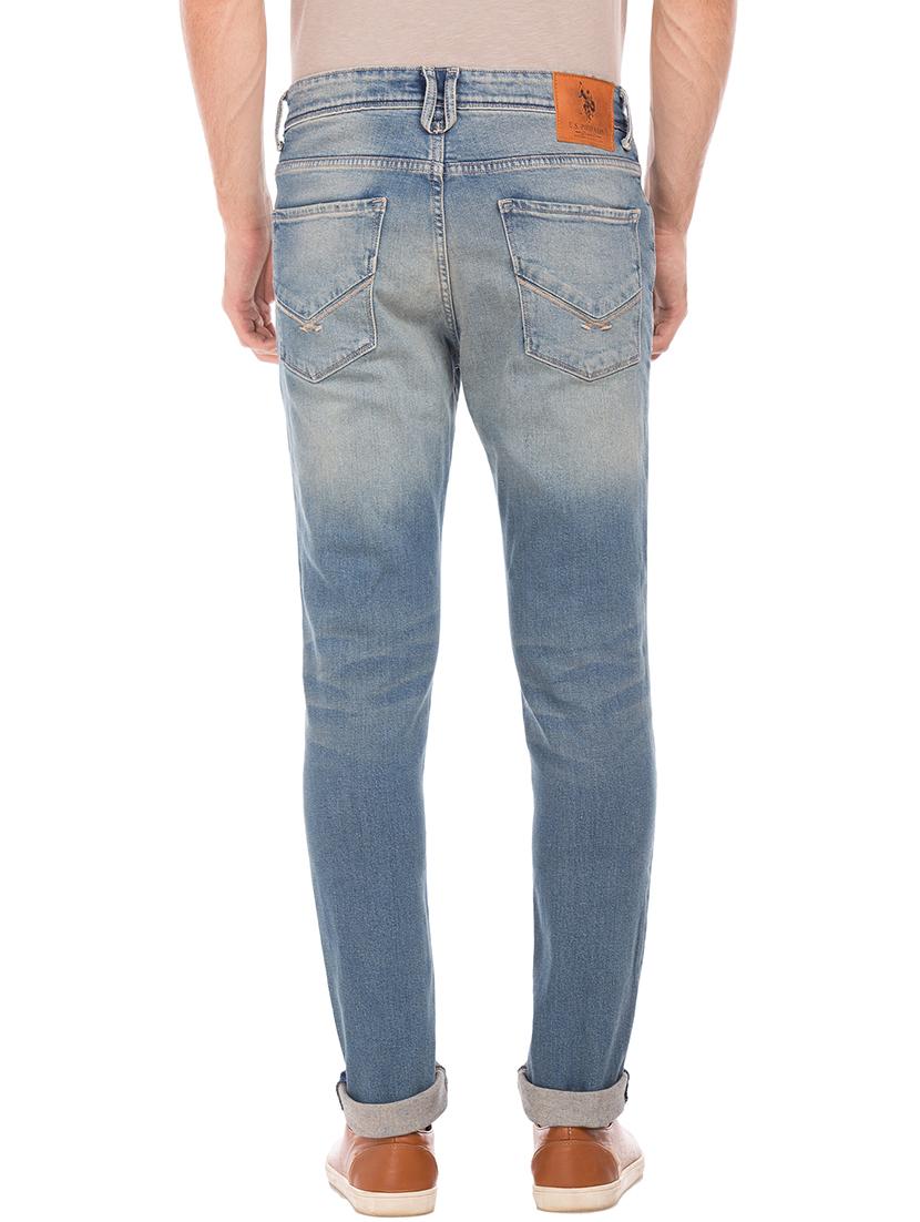blue heavy washed ripped denim jeans - 17667969 - Zoom Image - 3