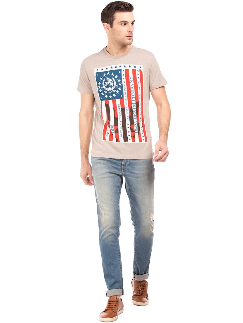 blue heavy washed ripped denim jeans - 17667969 - Zoom Image - 4