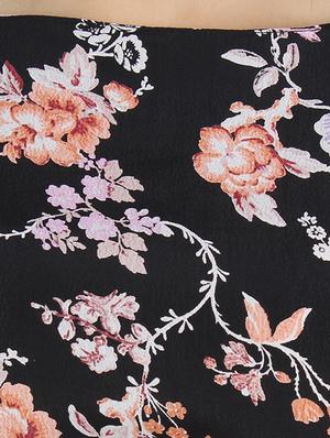 boat neck floral a-line dress - 17667980 - Standard Image - 5
