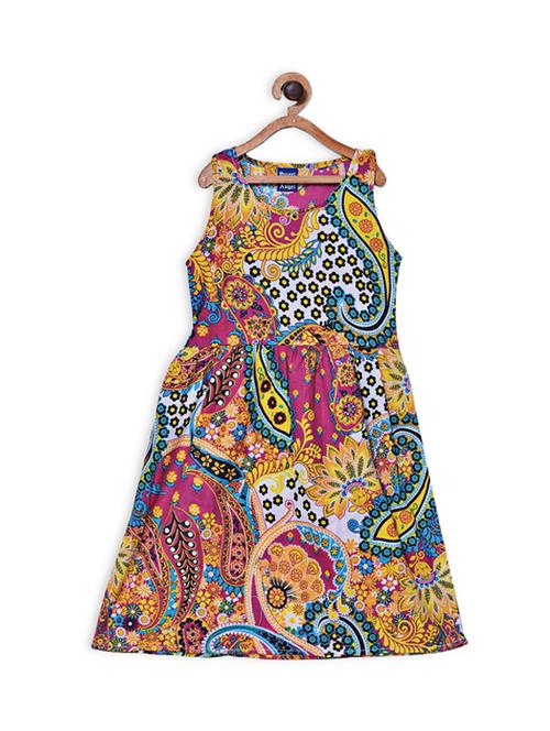 yellow paisley frock - 17668141 - Standard Image - 1