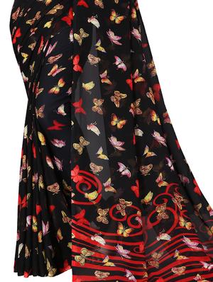 conversational printed saree with blouse - 17668336 - Standard Image - 4