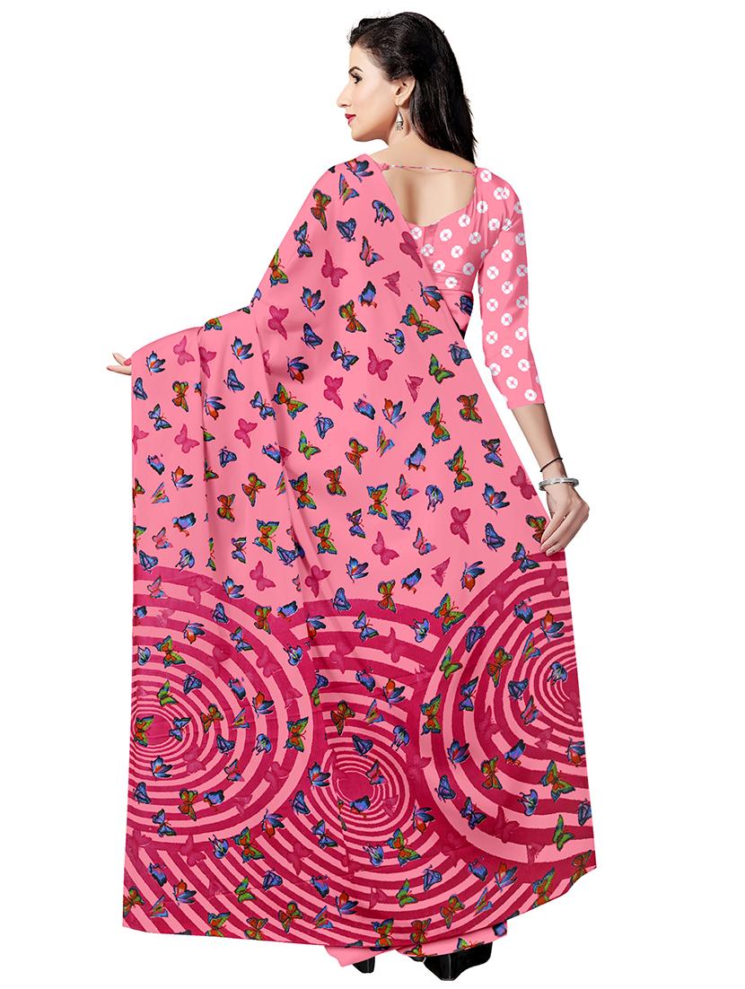 conversational printed saree with blouse - 17668338 - Zoom Image - 2