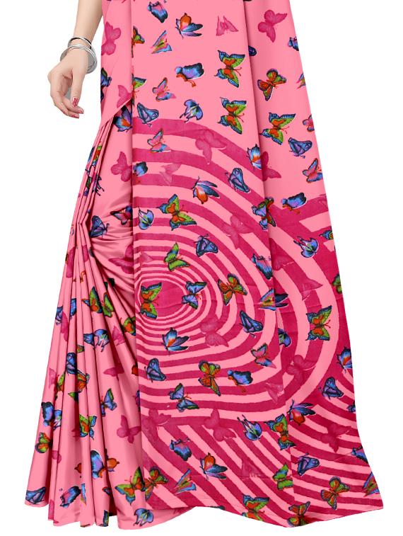 conversational printed saree with blouse - 17668338 - Zoom Image - 4