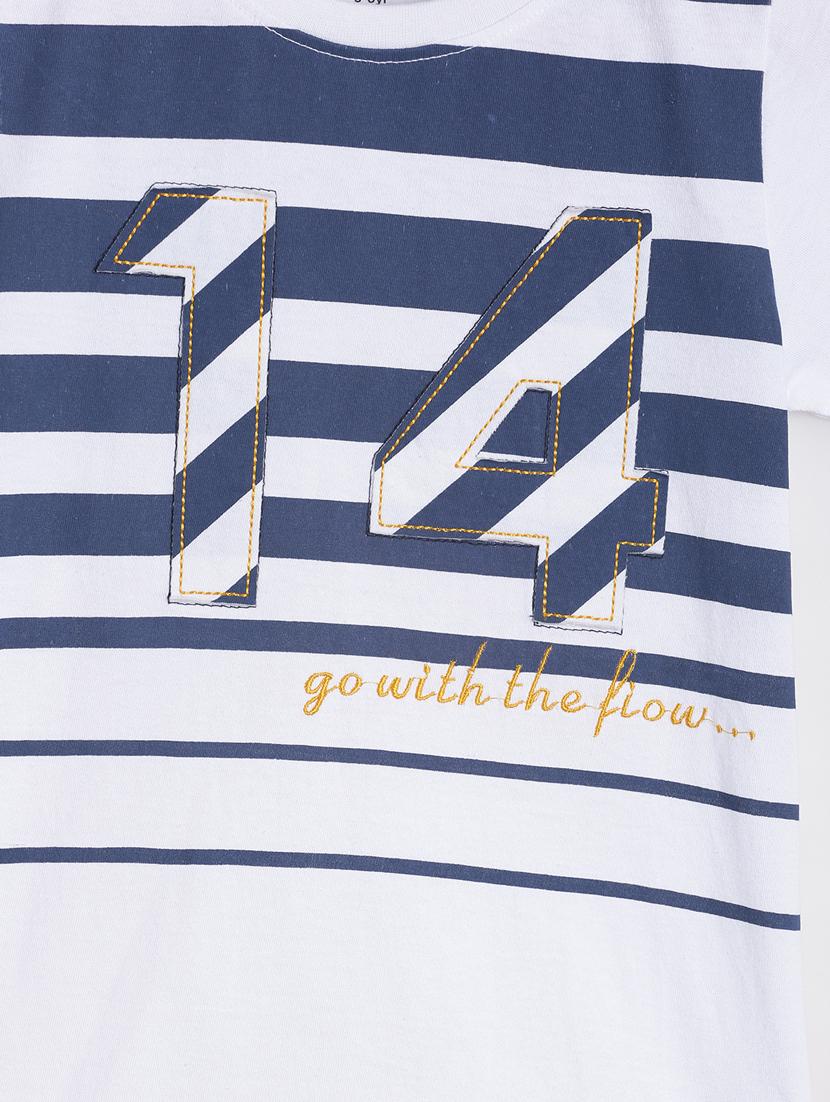 round neck printed t-shirt - 17668431 - Zoom Image - 3