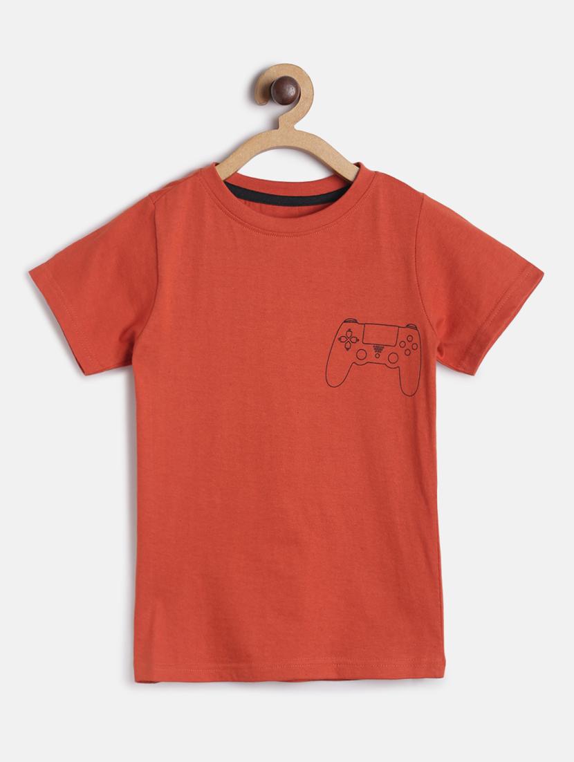 round neck printed t-shirt - 17668434 - Zoom Image - 2